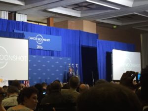Vice President Joe Biden speaks at the Cancer Moonshot Summit at Howard University in Washington, D.C. on June 29, 2016. (Photo Credit: Amber Broaden/The Hilltop)