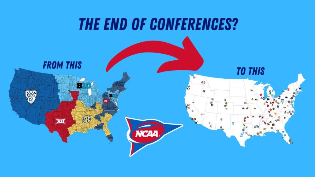 College football teams switch conferences, impacting the future of the