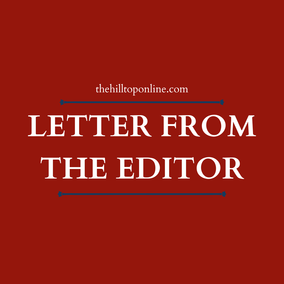 Letter from the editor the hilltop